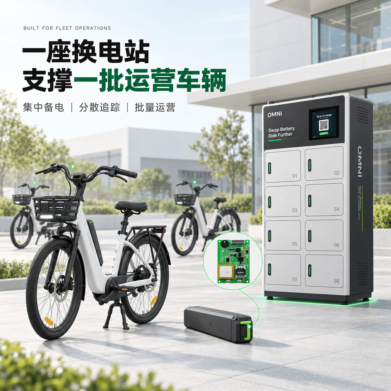 智能换电与电池资产管理解决方案